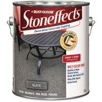 Rev&ecirc;tement de b&eacute;ton d&eacute;coratif Stoneffects, 3,4 L, &agrave; solvants, Textur&eacute;, Gris Seaboard Timber Mart