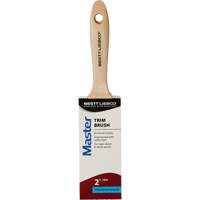 Master Trim Brush, Poly/Nylon, Wood Handle, 2" Width Seaboard Timber Mart