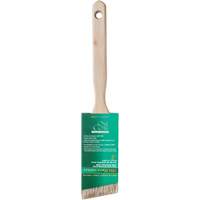 One Coat Angle Sash Brush, White China, Wood Handle, 2" Width Seaboard Timber Mart