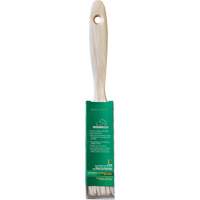 One Coat Trim & Wall Brush, White China, Wood Handle, 1" Width Seaboard Timber Mart