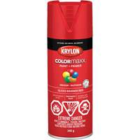 Appr&ecirc;t + peinture COLORmaxx, Rouge banni&egrave;re, Brillant, 12 oz, Canette a&eacute;rosol Seaboard Timber Mart