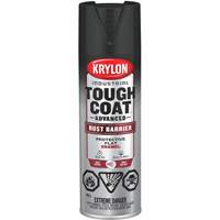 Tough Coat&reg; Advanced Paint with Rust Barrier Technology, Black, Flat, 425 g, Aerosol Can Seaboard Timber Mart