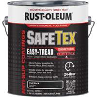 Rev&ecirc;tement d'acrylique SafeTex Easy-Tread, 1 gal., &agrave; l'eau, Plat/Textur&eacute;, Noir Seaboard Timber Mart