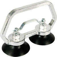 Appareils &agrave; ventouses - Ventouse double industrielle, 30 lb Capacit&eacute;, 3", Barre &agrave; tirer, 7" Longueur de la manche Seaboard Timber Mart