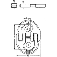Alloy Connecting Links Seaboard Timber Mart