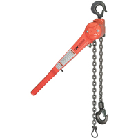 Lever Hoist - Series 640 Puller, 5' Lift, 1500 lbs. (0.75 tons) Capacity, Steel Chain Seaboard Timber Mart