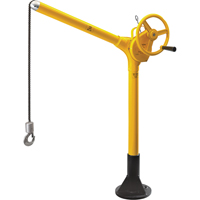 Tall Industrial Lifting Device with Bolt-Down Base, 500 lbs. (0.25 tons) Capacity Seaboard Timber Mart