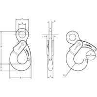 Alloy Steel Eye-Type Self-Locking Hooks Seaboard Timber Mart