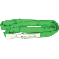 Round Slings, Green, 2" W x 4' L, 6000 lbs. Vertical Load Seaboard Timber Mart