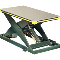 Hydraulic Backsaver Scissor Lift Table, Steel, 24" W x 48" L, 2000 lbs. Capacity Seaboard Timber Mart