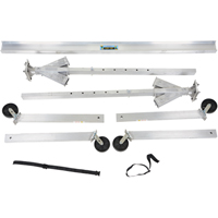 Grue mobile ajustable en aluminium, 10' lo, Capacit&eacute; 2000 lb (1 tonne) Seaboard Timber Mart