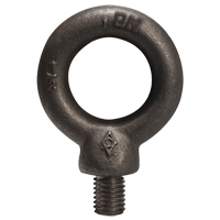 Machinery Eye Bolts, 3/8" Dia., 1-1/4" L, Uncoated Natural Finish, 1300 lbs. (0.65 tons) Capacity Seaboard Timber Mart