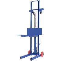 Gerbeur hydraulique &agrave; plateforme, M&eacute;canisme Pompe au pied, Capacit&eacute; de 400 lb, Levage max de 51-1/8" Seaboard Timber Mart