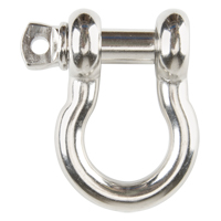 Screw Pin Anchor Shackle, 1/4", Screw Pin, Stainless Steel Seaboard Timber Mart