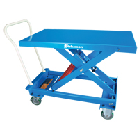 MobiLeveler&reg; Mobile Self-Levelling Scissor Lift Work Table, 27-3/5" L x 17-4/5" W, Steel, 220 lbs. Capacity Seaboard Timber Mart