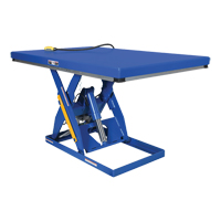 Hydraulic Scissor Lift Table, Steel, 48" L x 24" W, 3000 lbs. Cap. Seaboard Timber Mart