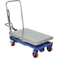 Pneumatic Hydraulic Scissor Lift Table, Steel, 32-1/2" L x 19-3/4" W, 1000 lbs. Cap. Seaboard Timber Mart