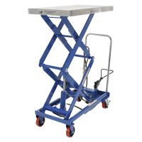 Pneumatic Hydraulic Scissor Lift Table, Steel, 35-1/2" L x 20" W, 800 lbs. Cap. Seaboard Timber Mart