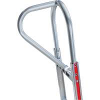 Knocked Down Hand Truck, P-Handle Handle, Aluminum, 52" Height, 500 lbs. Capacity Seaboard Timber Mart