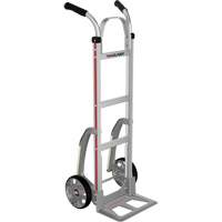Knocked Down Hand Truck, Dual Handle, Aluminum, 48" Height, 500 lbs. Capacity Seaboard Timber Mart