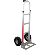 Knocked Down Hand Truck, Single Grip Handle, Aluminum, 52" Height, 500 lbs. Capacity Seaboard Timber Mart