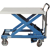 Table &eacute;l&eacute;vatrice &agrave; ciseaux Dandy Lift, 28" lo x 17-7/10" la, Acier, Capacit&eacute; 330 lb Seaboard Timber Mart