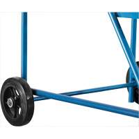 CSA-Certified Rolling Step Ladder, 5 Steps, 22" Step Width, 46" Platform Height, Steel Seaboard Timber Mart