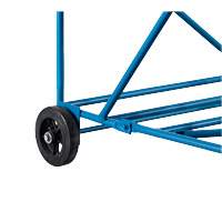 CSA-Certified Rolling Step Ladder with Locking Step, 8 Steps, 30" Step Width, 72" Platform Height, Steel Seaboard Timber Mart