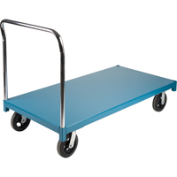 Heavy-Duty Platform Truck, 60" L x 30" W, 2000 lbs. Capacity, Rubber Casters Seaboard Timber Mart