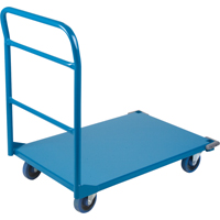 Shelf & Platform Truck, Steel, 24" W x 36" D x 40" H, 1300 lbs. Platform Capacity Seaboard Timber Mart