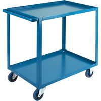 Heavy-Duty Shelf Carts, 2 Tiers, 24" W x 36" H x 39" D, 1200 lbs. Capacity Seaboard Timber Mart