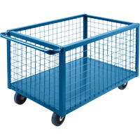 Wire Mesh Box Truck, Steel, 39" L x 24" W x 31.5" H, 12 cu. ft. Volume, 1200 lbs. Capacity Seaboard Timber Mart