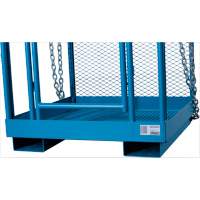 Nacelle &eacute;l&eacute;vatrice pour travail en hauteur, 36" x 36" x 72" h, Capacit&eacute; de 1000 lb, Acier Seaboard Timber Mart