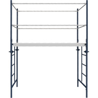 Accessoires pour &eacute;chafaudage - Poteau de garde-corps a/support, Poteau de garde-corps, 6" la x 56" h Seaboard Timber Mart