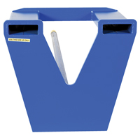 Forklift Carpet Boom, 108-1/2" Length, Fork Mount, 2500 lbs. Capacity Seaboard Timber Mart