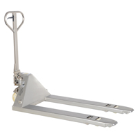 Pallet Truck, Stainless Steel, 48" L x 27" W, 5500 lbs. Capacity Seaboard Timber Mart