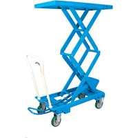 Scissor Lift Tables, 20-1/2" L x 39-3/4" W, Steel, 660 lbs. Capacity Seaboard Timber Mart