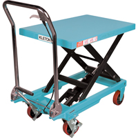 Table &eacute;l&eacute;vatrice robuste &agrave; ciseaux hydraulique, 32" lo x 19-3/4" la, Acier, Capacit&eacute; 660 lb Seaboard Timber Mart