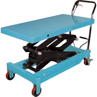 Heavy-Duty Hydraulic Scissor Lift Table, 48" L x 24" W, Steel, 1545 lbs. Capacity Seaboard Timber Mart