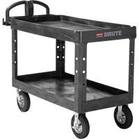Chariot utilitaire robuste, 2 tiers, 25-1/4" x 33-1/4" x 55", Capacit&eacute; 750 lb Seaboard Timber Mart