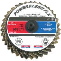 Powerblend FLX Roll-on Flap Disc, 3" x Type R, Z40 Grit, Zirconia Alumina Seaboard Timber Mart
