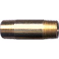 Long Nipple, Brass, 1/4", NPT Seaboard Timber Mart