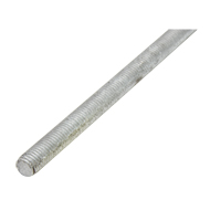 Tige filet&eacute;e, 1/4"-20, 36" lo, Galvanis&eacute;, Grade Calibre 2 Seaboard Timber Mart