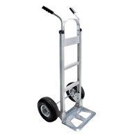 Knocked Down Hand Truck, Dual Handle, Aluminum, 50-5/8" Height, 500 lbs. Capacity Seaboard Timber Mart