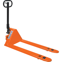 Low Profile Hydraulic Pallet Trucks, 48" L x 27" W, 3300 lbs. Cap. Seaboard Timber Mart