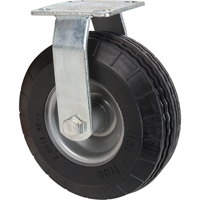 Flat-Free Casters, Rigid, 8" (203.2 mm), Flat-Free, 275 lbs. (125 kg.) Seaboard Timber Mart