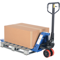 Quick Lift Pallet Truck, Steel, 48" L x 20" W, 5500 lbs. Capacity Seaboard Timber Mart
