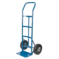 All-Welded Hand Truck, Continuous Handle, Steel, 48" Height, 600 lbs. Capacity Seaboard Timber Mart