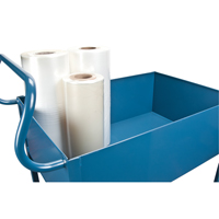 Deep Lipped Service Cart, 2 Tiers, 24" W x 47" H x 36" D, 1200 lbs. Capacity Seaboard Timber Mart