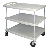myCart Utility Cart, 3 Tiers, 26" x 36-7/8" x 36", 500 lbs. Capacity Seaboard Timber Mart